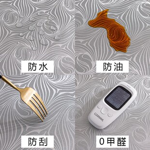 桌布欧式防水防油防烫免洗饭店酒店家用圆形大圆桌餐桌布台布布艺