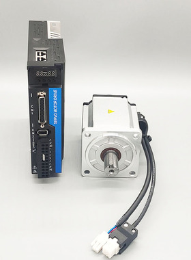 交流伺服套装400W600W75v0W磁编17位高精度60/80伺服电机含驱动