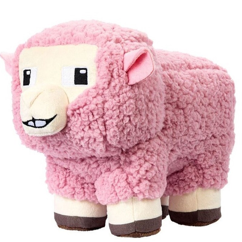 新款我的世界毛绒公仔鹦鹉坐姿苦力怕僵尸玩具男女孩儿童娃娃玩偶