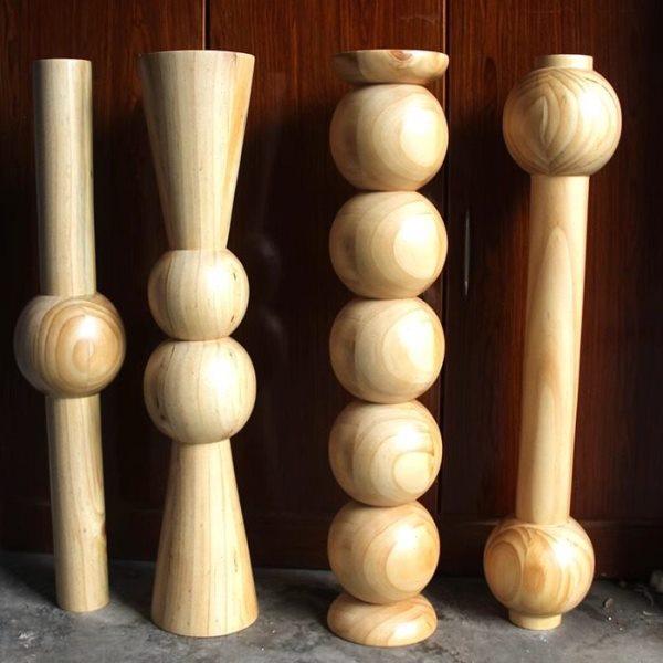 定制轻奢罗马柱实木吧台玄关桌腿支撑腿实木桌腿艺术风边几餐桌腿,住宅家具,桌腿/桌架,淘宝优惠券,粉丝福利购,淘宝优惠卷