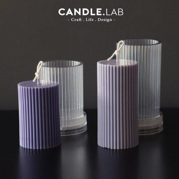 CANDLE.LAB | 蜡烛用圆柱细齿柱形PC模具透明硬质塑料蜡烛模具N1,家居饰品,香薰DIY材料/工具,淘宝优惠券,粉丝福利购,淘宝优惠卷