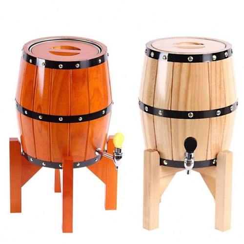 不锈钢啤酒桶 立式啤酒 桶木桶 家用酿酒桶红酒桶装饰 葡萄酒桶