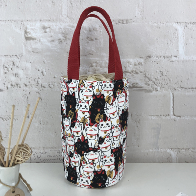 圆形饭袋便当包饭盒手提包午餐袋保温袋铝箔加厚饭盒W袋学生带饭