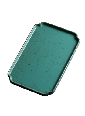 如合 迷你小f巧干泡盘小壶承壶垫茶台茶盘茶海绿色白色黑色陶瓷