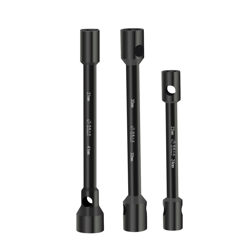 双头套筒货车轮胎扳手加长重型四角六角省力21-22-L24-27-30-32-3