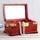 手饰收纳盒 花古风饰品红木梨 首饰盒带锁高档复古非洲盒中式 实木