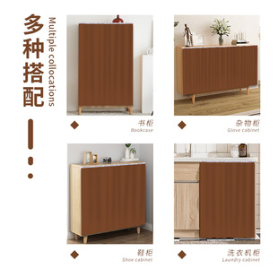 防尘门帘货架L遮丑帘免打孔布帘自粘式 纯色柜子遮挡帘衣柜滑轨式