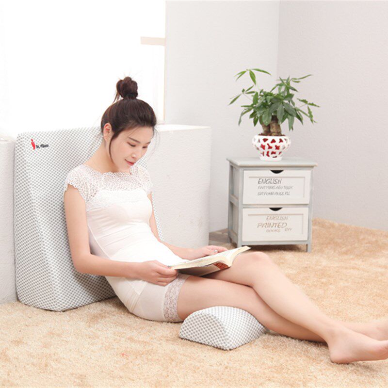 老人床上靠垫腰背靠枕胃食v管斜坡垫反流床头三角垫靠背垫孕妇斜