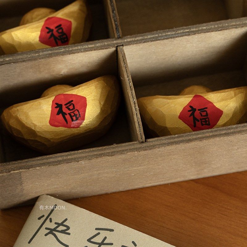 金元宝 创意木雕摆件工位桌面E装饰品招财招福小财神纯手工,家居饰品,桌面摆件,淘宝优惠券,粉丝福利购,淘宝优惠卷