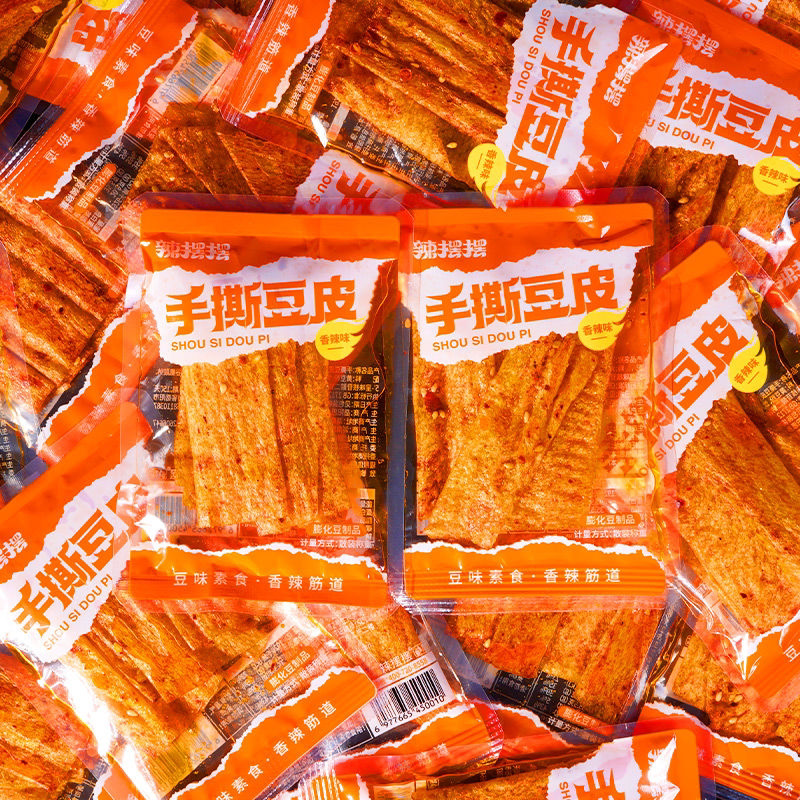 辣条小包香辣手撕豆宿舍分享