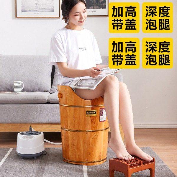 2TCU熏蒸泡脚桶木桶过膝盖过小腿深桶家用木质洗脚盆实木加热足,商业/办公家具,足浴盆,淘宝优惠券,粉丝福利购,淘宝优惠卷