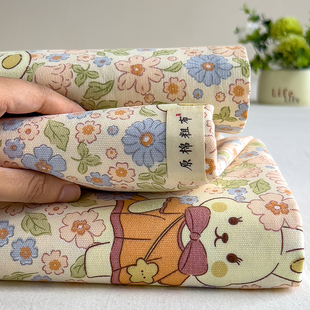 原棉老粗布床笠单件非纯棉全棉床笠三件套碎花清新榻榻米单防滑罩