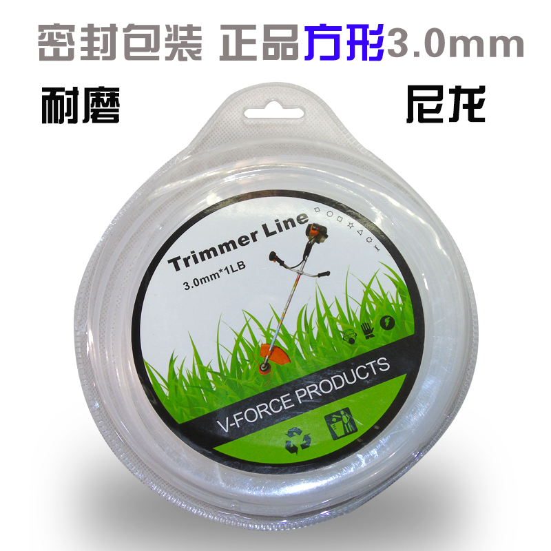 打草绳耐磨割草机打草绳头钢丝绳通用尼龙割灌机锯齿线.0