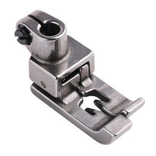 W冚车低压脚绷缝中分止口压明线压脚三针五线.针距压脚