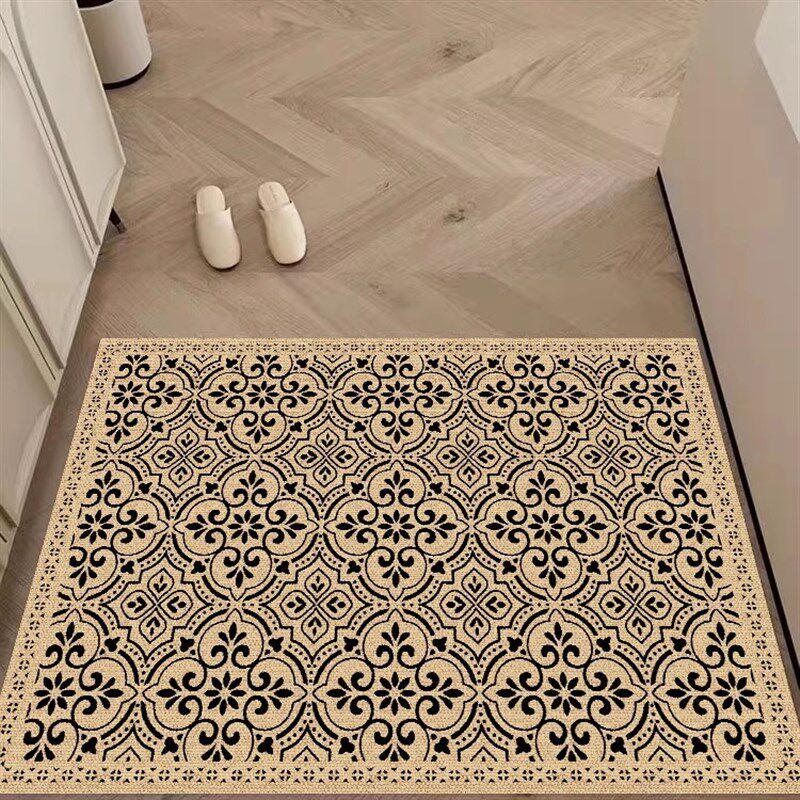 入户进门除尘丝圈地垫大门口蹭脚刮泥加厚防滑门垫玄关地毯裁剪