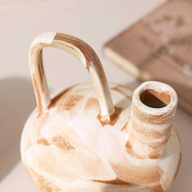 复古侘寂做旧陶瓷瓶中古家居陶罐民宿酒店样板房电视柜装饰,家居饰品,花瓶,淘宝优惠券,粉丝福利购,淘宝优惠卷