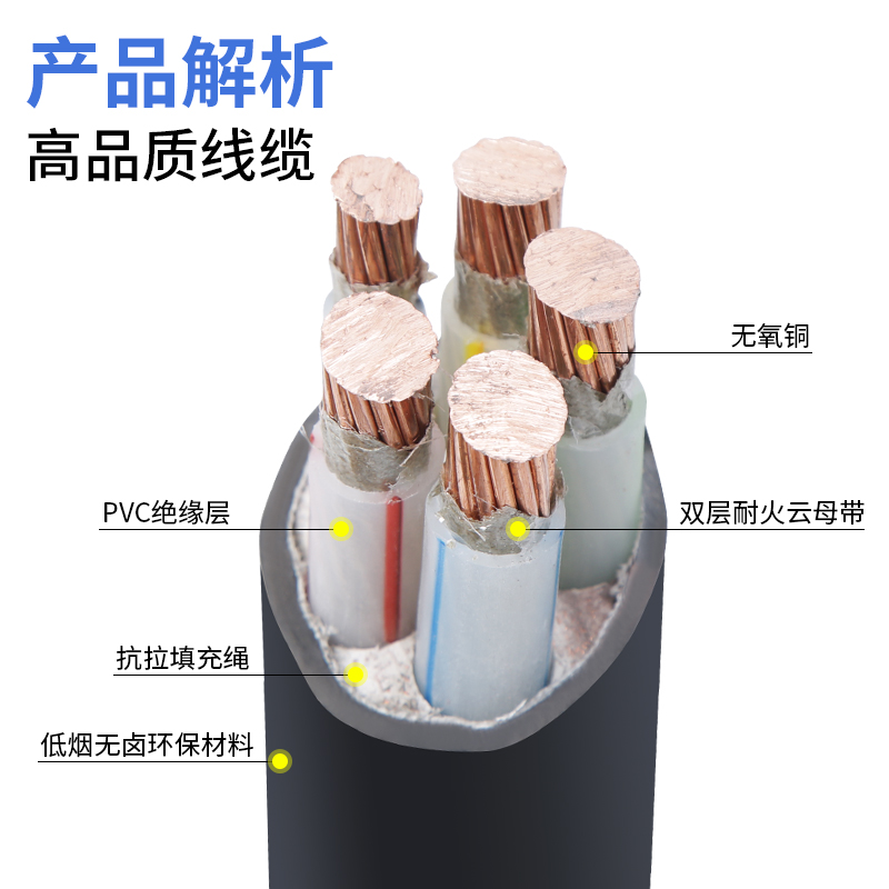 国标铜芯低烟无卤阻燃电缆线wdz/wdzn-yjy10//平方电力电缆