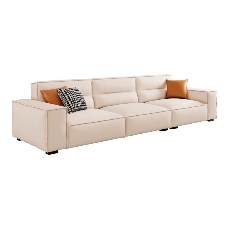 意式科技布沙发客厅奶油风小户型现代靠背直排豆腐块沙发,住宅家具,布艺沙发,淘宝优惠券,粉丝福利购,淘宝优惠卷