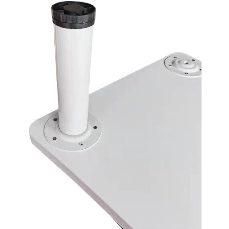 公桌圆腿桌腿支架固定吧台脚铁艺茶几支承脚柱餐桌腿金属桌脚