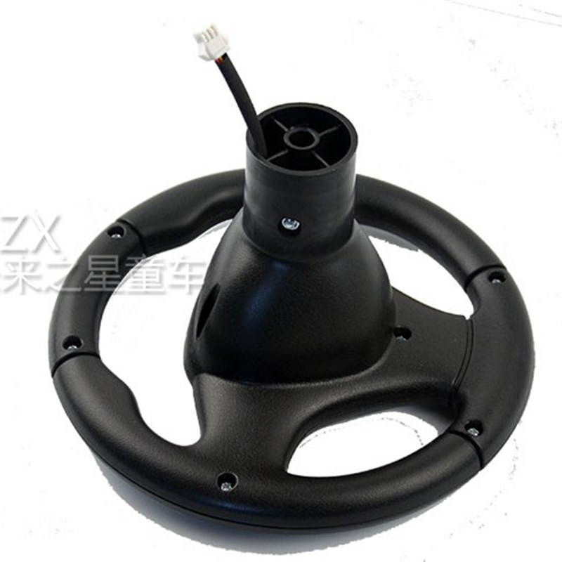 S9088小太阳儿童电动车方向盘四驱越野S2388音乐S88童车配件