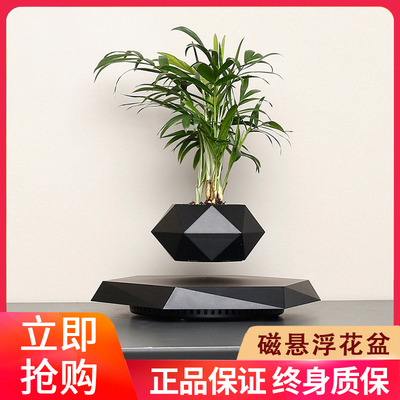 反重力磁悬浮花盆小植物创意盆栽客厅办公室家居装饰摆件高档礼品