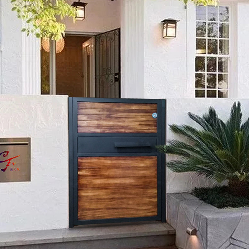 铁艺大门实木门别墅庭院门单门对门园门小区院子门定制