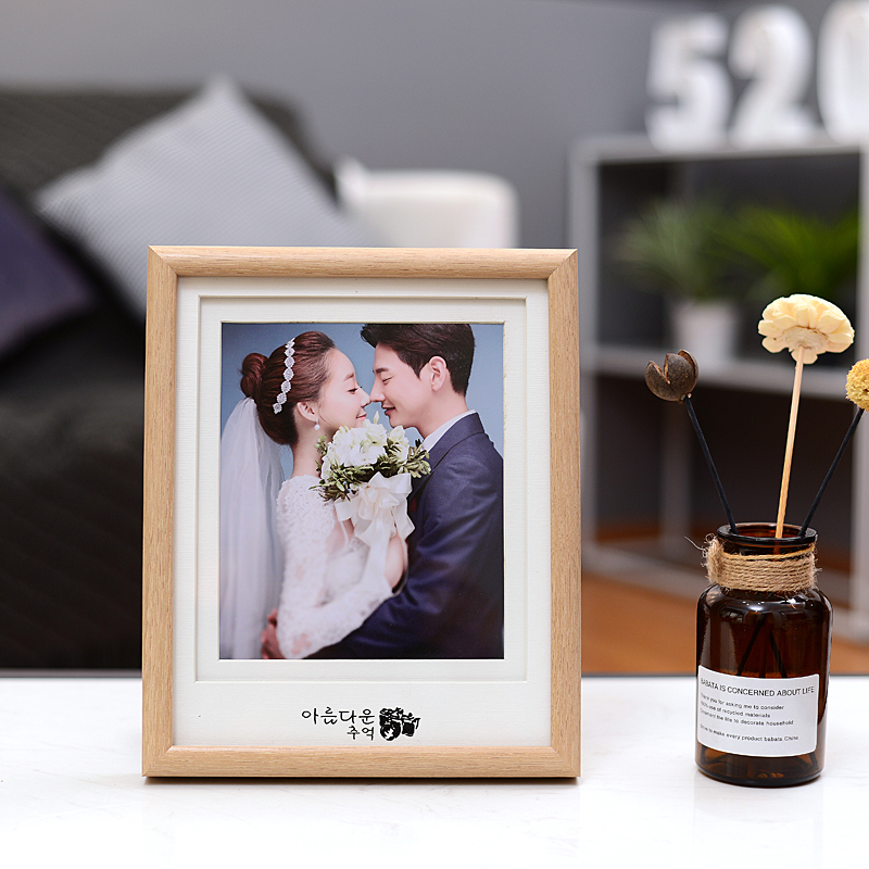 婚纱照小相框摆台多宫格结婚照片桌摆玄关电视柜床头柜摆8寸10寸