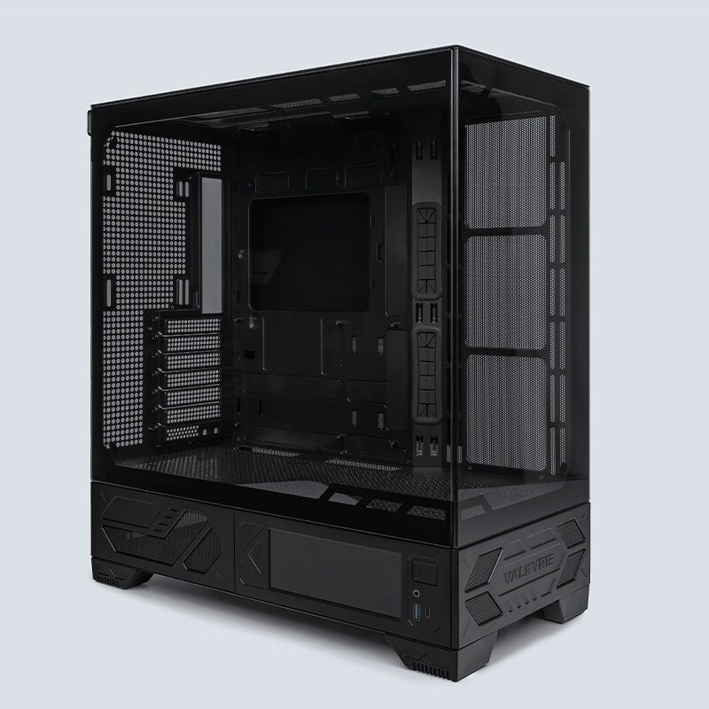 瓦尔基里VK0 游戏电脑台式机箱 .2英寸触屏无立柱海景房TX背插