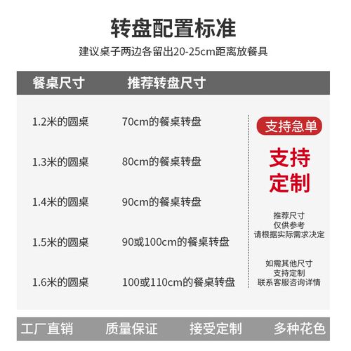 岩板转盘餐桌圆桌台面饭店酒店火锅大圆