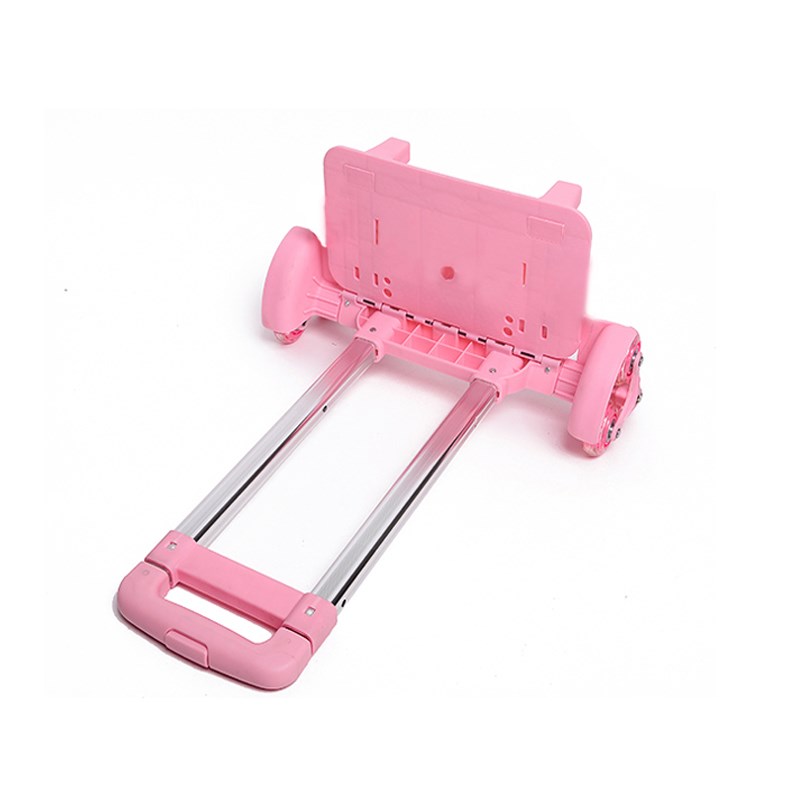 小学生书包拉杆架1-2-36年级闪光六轮爬梯可折叠背包配件书包拖车