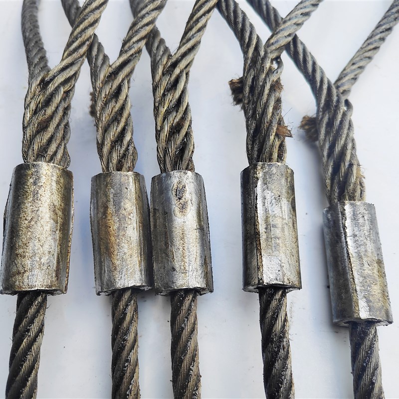 插编在压制钢丝绳起重吊索具压制钢索绳拖车  1 1 18 20mm