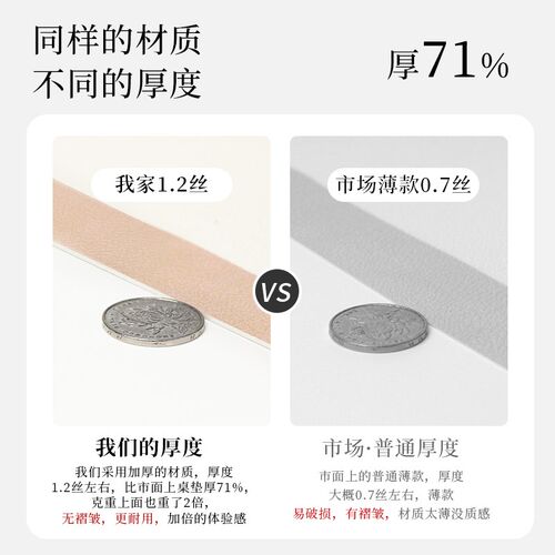 餐桌垫防水防油防烫隔热免洗桌布级感垫子客厅长方形茶几垫