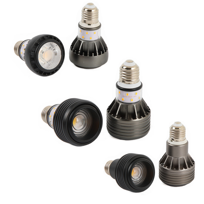 LED变焦聚光灯泡 E27螺口射灯灯泡侧面发光射灯泡餐厅餐桌COB光源