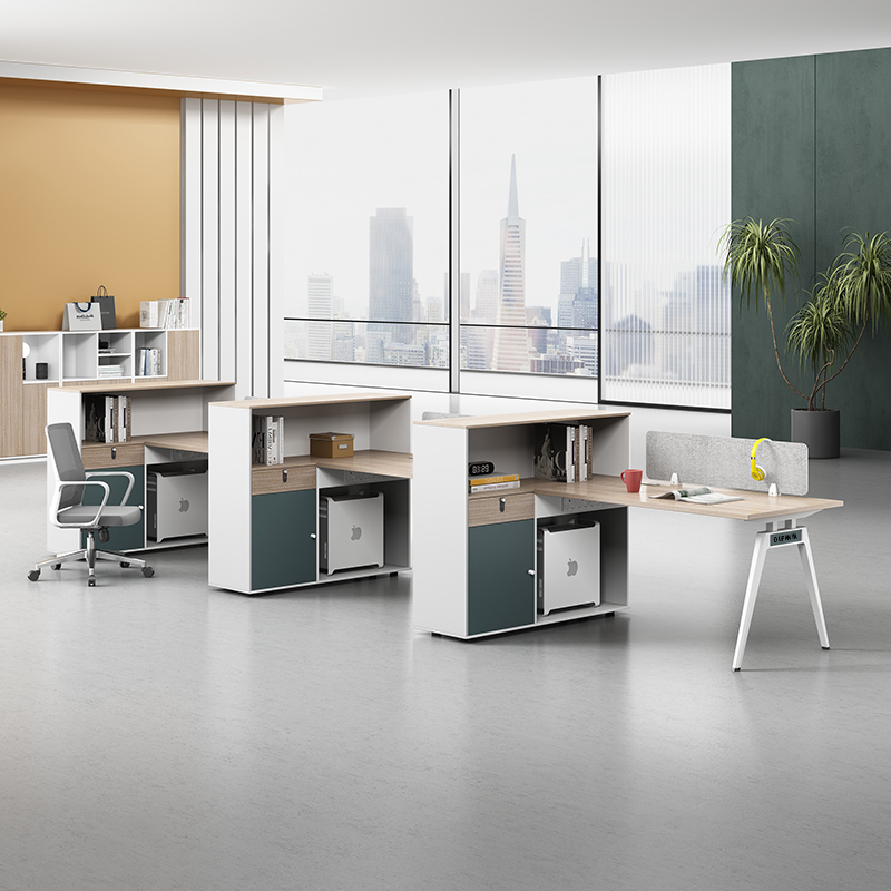 财务办公桌卡座人工位职员办公桌椅四人员工办公桌子办公室