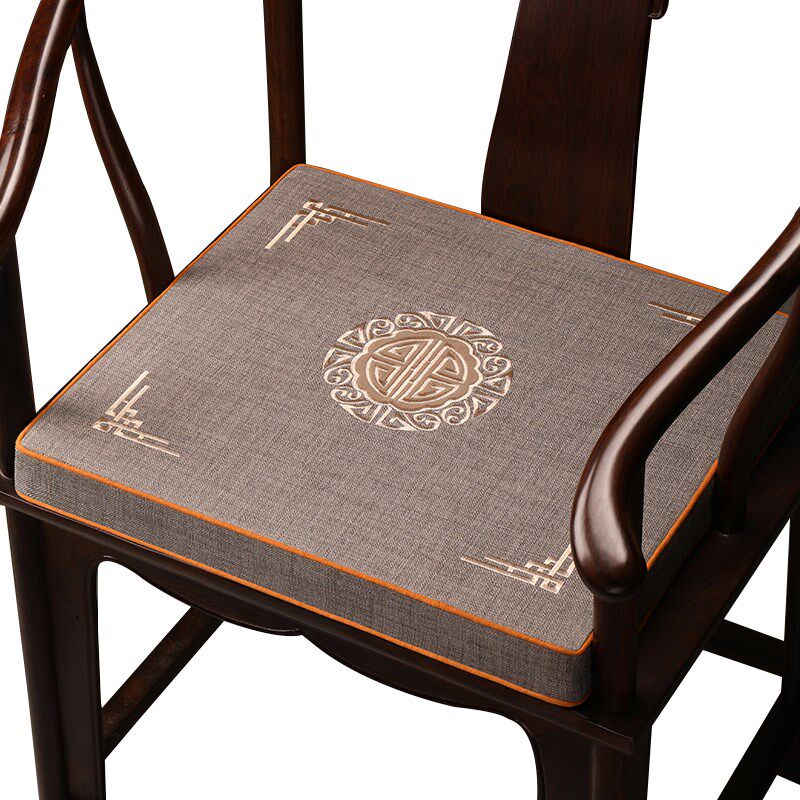 新垫加厚实木家具圈椅垫座垫红木沙发坐垫定制茶椅垫