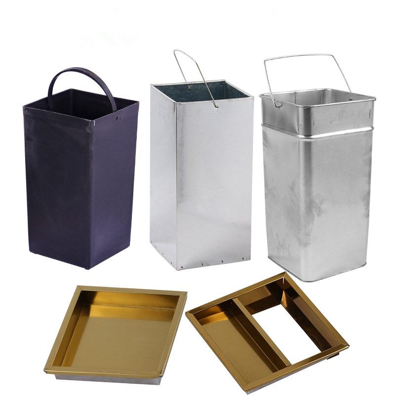 大理石垃圾桶盖子四菱角垃圾桶沙斗方形丽格垃圾桶盖子