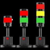 台邦多层警示灯三色灯一体化报警器常亮带声蜂鸣