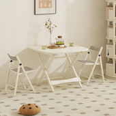 桌子实木客厅小户型餐桌便携式 摆摊小方桌出租屋