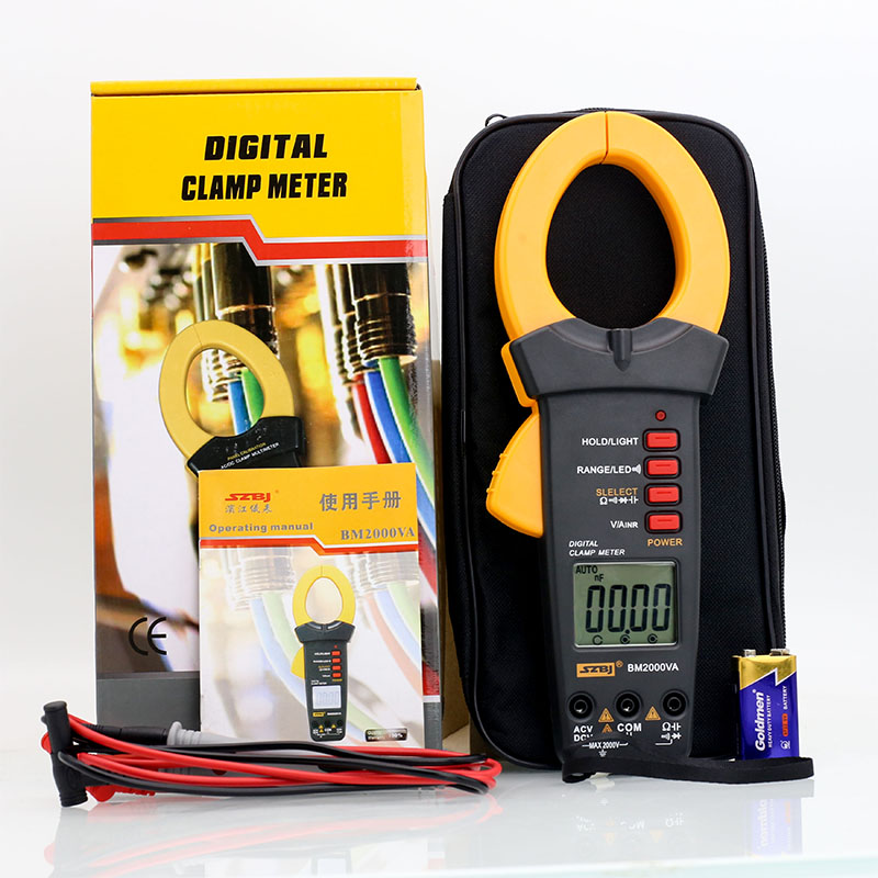 高精度钳形表万用表电流表交流全自动多功能0V0钳形万用表