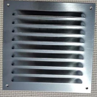 百叶窗通风口外墙防雨风罩排风口房车厕所散热格栅冲孔盖板