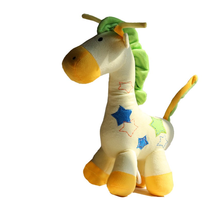 人气男女孩音乐拉绳玩偶毛绒 岁儿童睡觉抱枕宝宝安抚手偶