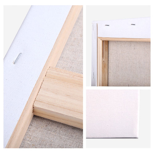 中盛画材外销品质*细亚麻绷布框田字型定制油画框油画布框