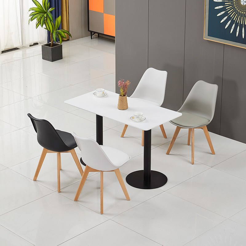 奶茶店甜品店桌椅咖啡厅清闲吧面馆快餐桌小吃汉堡店小圆方桌