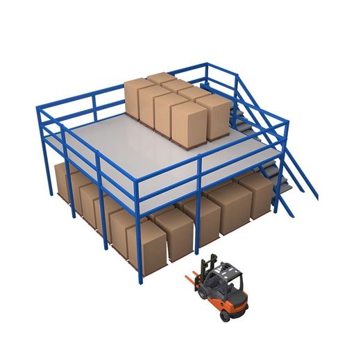 阁楼平台货架钢结构搭建拆卸加隔二层办公库房仓库加厚重型货架