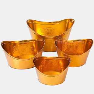 祭祀烧纸盆元宝焚烧盆火盆烧钱金纸盆烧经桶加厚大小号聚宝盆