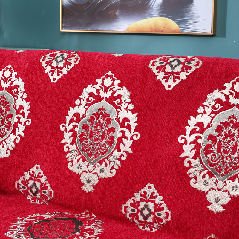 沙发巾沙发全盖布全包布艺垫沙发罩防尘贵妃式喜庆通用红色,居家布艺,沙发套,淘宝优惠券,粉丝福利购,淘宝优惠卷