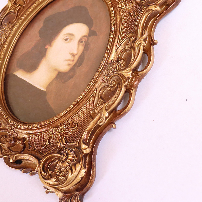 欧式树脂相框雕花复古镂空相框床头柜客厅以挂墙相框摆台