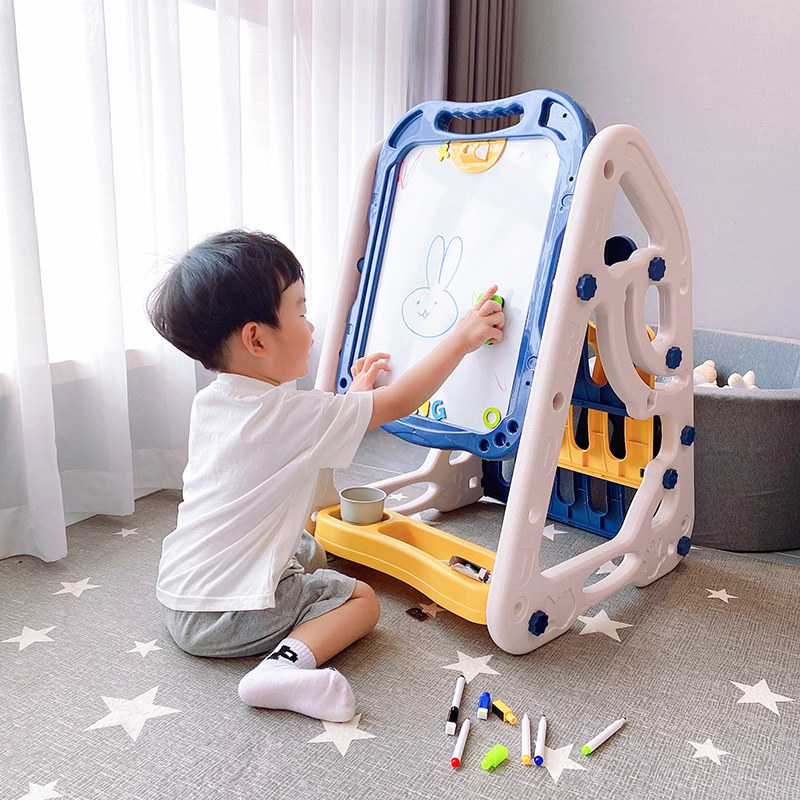 纽奇儿童画板擦磁性涂鸦板幼儿写字板支架式家用宝宝画画黑板,玩具/童车/益智/积木/模型,画板,淘宝优惠券,粉丝福利购,淘宝优惠卷