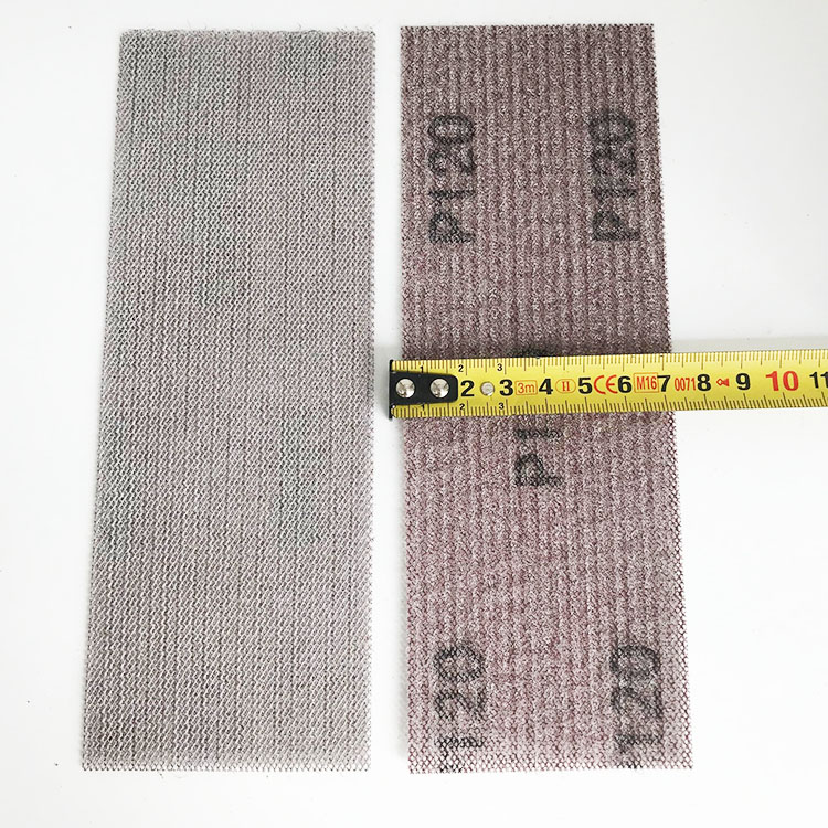 长方形干磨砂纸网格砂 植绒吸尘砂皮适用磨卡手刨长条网*19mm