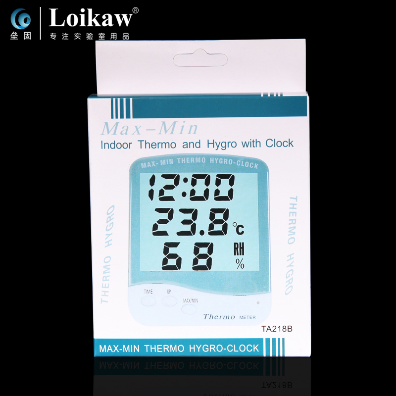 大屏幕电子温湿度计室内电子温湿度计 电子时钟家用实验室工厂车